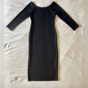 Zara | Midi Dress | 6 | Black
